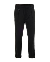 Paolo Pecora - Pantalone Jogger Nero - Lyst