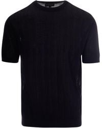 Emporio Armani - T-Shirt Girocollo - Lyst