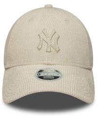 KTZ - Cappellino 9Forty Ny Yankees Cord Cream - Lyst
