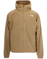The North Face - Khaki Stone Quest Dryvent Jacket - Lyst