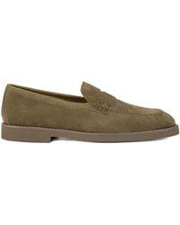 Doucal's - Mocassino Penny Adler Visone Cacao - Lyst