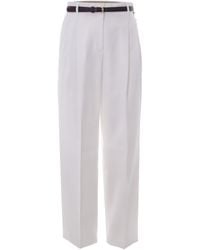 Max Mara - Relaxed Pleated Pants - Lyst