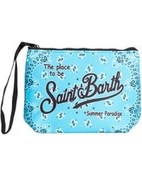 MC2 Saint Barth - Pochette Aline Bandana Turchese - Lyst