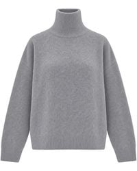 Liu Jo - Dolcevita Spazzolato Grigio Melange - Lyst