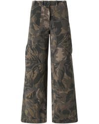 Pinko - Pantalone Haiku Botanic Verde - Lyst