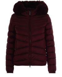 Colmar - Piumino Con Cappuccio Bordeaux - Lyst