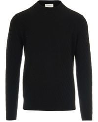 Paolo Pecora - Maglia Girocollo Nera - Lyst