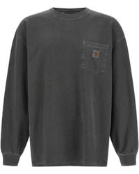 Carhartt - T-Shirt Loose Pocket Garment Dyed - Lyst