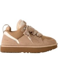 UGG - Lowmel Suede Mesh Sneakers - Lyst