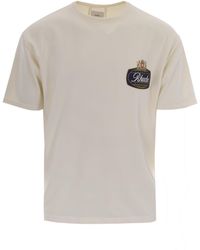 Rhude - Washed Vintage Safari Crest Cotton T-Shirt - Lyst