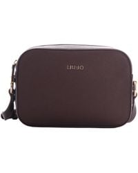 Liu Jo - 100% Pu Crossbody Bag With Metallic Finish - Lyst