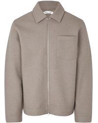 Samsøe & Samsøe - Cardigan Hannes Full Zip 14612 - Lyst