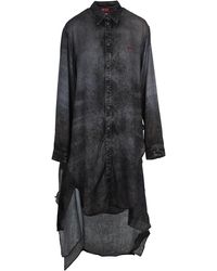 DIESEL - Abito D-Iletta Grigio Scuro - Lyst
