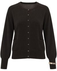 Liu Jo - Cardigan Girocollo New Moka - Lyst