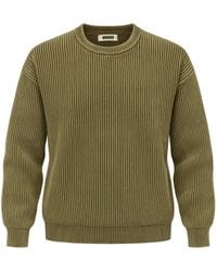 Woodbird - Maglia Wbsake Washed Crew Dark - Lyst