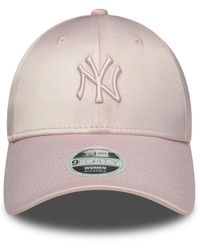 KTZ - Cappellino 9Forty Ny Yankees Satin Rosa Pastel - Lyst