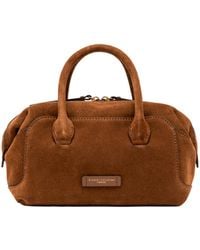 Gianni Chiarini - Borsa Gemma Suede Cognac - Lyst