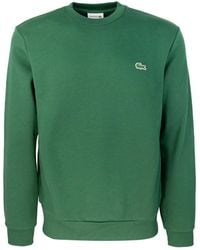 Lacoste - Brushed Cotton Sweatshirt - Lyst