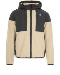K-Way - Giubbino Samson 4.0 Orsetto Shadow/Ecru - Lyst