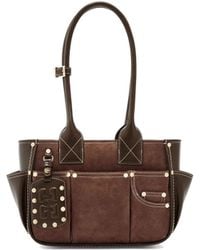 Ganni - Spacious Tote Bag With Double Handles - Lyst