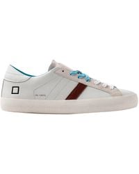 Date - Sneakers Hill Low Vintage Calf Turquois - Lyst
