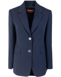 Max Mara - Tailored Single-Breasted Blazer - Lyst