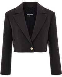 Patrizia Pepe - Giacca Cropped Strutturato Bouclé Chinè - Lyst