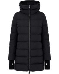 Herno - Piumino A-Shape Chamonix Nero Espresso - Lyst