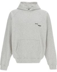 A.P.C. - Straight-Cut Hooded Sweatshirt - Lyst