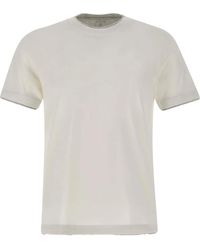 Eleventy - T-Shirt Giza Cotton - Lyst