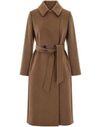 Max Mara - Cappotto Bcollag Cuoio - Lyst