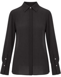 Liu Jo - Camicia Crêpe De Chine New Moka - Lyst