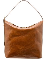 A.P.C. - Borsa A Spalla Sac Vera Coffee - Lyst