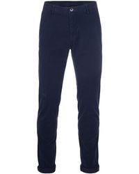 Mason's - Pantalone Chino Blu - Lyst