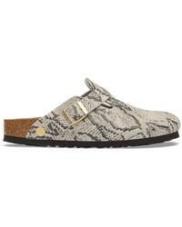 Birkenstock - Sabot Boston Snake Oyster - Lyst