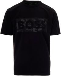 BOSS - T-Shirt Logo Grafico - Lyst