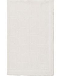 Elisabetta Franchi - Foulard Logo Burro - Lyst