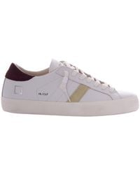 Date - Sneakers Hill Low Calf Chocolate - Lyst