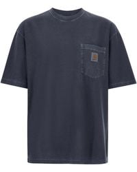 Carhartt - T-Shirt Loose Pocket Dark - Lyst