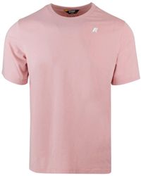 K-Way - T-Shirt Adam Stretch Jersey Powder - Lyst