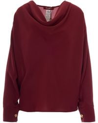 Max Mara - Cowl Neck Top - Lyst