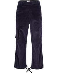 Arte' - Pantalone Corduroy Cargo Blu - Lyst