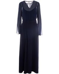 P.A.R.O.S.H. - Crew-Neck Maxi Dress - Lyst