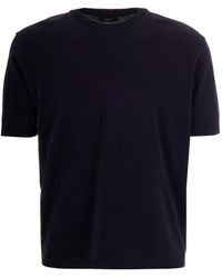 Herno - Knit Effect T-Shirt - Lyst