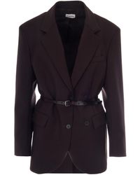 P.A.R.O.S.H. - Blazer Doppiopetto Testa Di Moro - Lyst