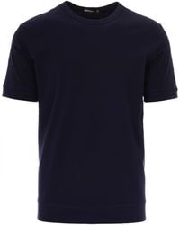 Paolo Pecora - T-Shirt Basic Blu - Lyst
