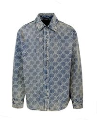Daily Paper - Camicia Shield Laser Denim - Lyst