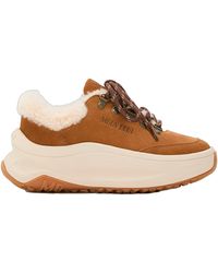 Moon Boot - Moon247 City Sherling Cognac Sneakers - Lyst