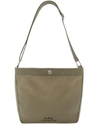 A.P.C. - Borsa Journal Small Khaki - Lyst