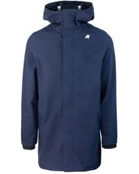 K-Way - Parka Thomas Bonded Blu - Lyst